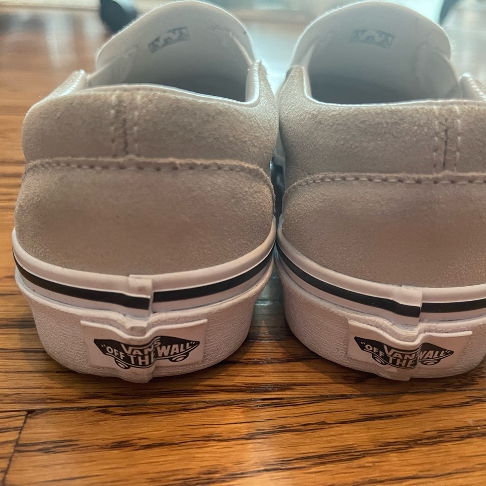 Iridescent Slip On Vans, Barely Worn. Size 5. - image 4